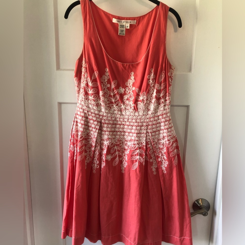 Gorgeously embroidered max studio size small dress